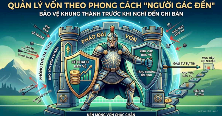Quản Lý Vốn Theo Phong Cách “Người Gác Đền”: Bảo Vệ Khung Thành Trước Khi Nghĩ Đến Ghi Bàn