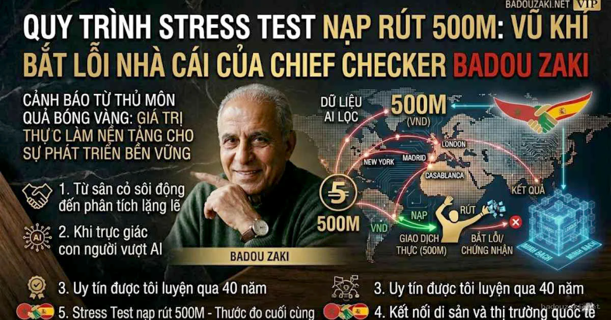 Quy trình Stress Test 500M: Cách tôi ép các nhà cái phải lộ diện bản chất