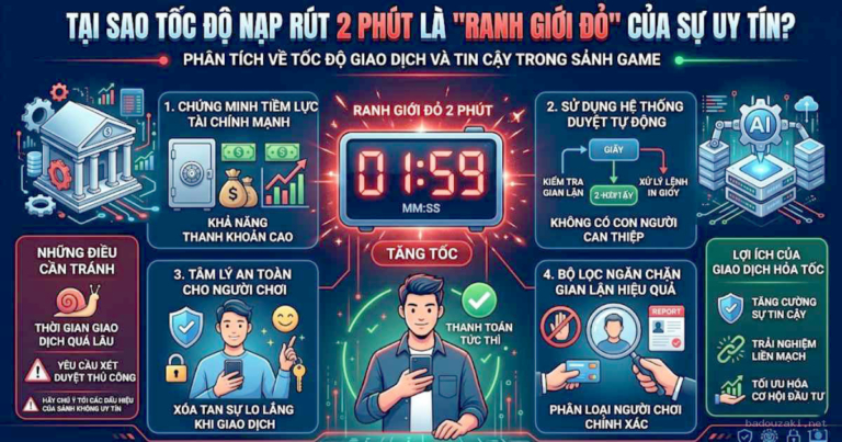 Tại Sao Tốc Độ Nạp Rút 2 Phút Là “Ranh Giới Đỏ” Của Sự Uy Tín?
